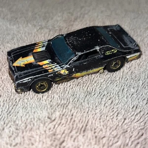 Hot Wheels 1974 Ford Grand Torino Cragar #3 Black Blue Windows 1:64 Hong Kong - Picture 1 of 7