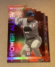 2004 Donruss Power Alley Purple #8 die cut Alex Rodriguez #'d 177/250