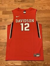 VTG Nike NCAA Davidson Wildcats #12 Basketball Jersey Rare Adult Small