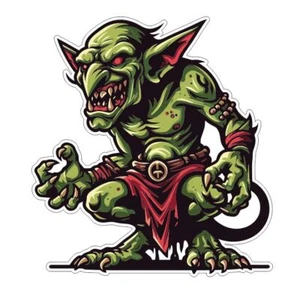 Pegatina gárgola Goblin Ghoul A53 - Imagen 1 de 1