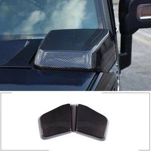 Carbon Fiber Front Hood Side Air Intake Vents Covers Trim For HUMME-R 2003-09 H2 - Picture 1 of 12