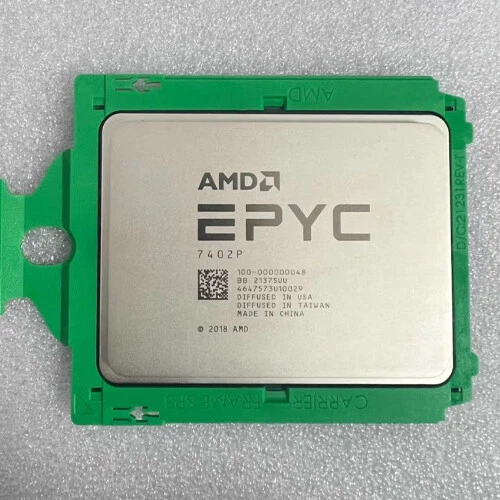 AMD EPYC 7402P CPU SP3 2.8GHz-3.35GHz 24Core 48Thread Dell lock TDP-180W - Bild 1 von 1