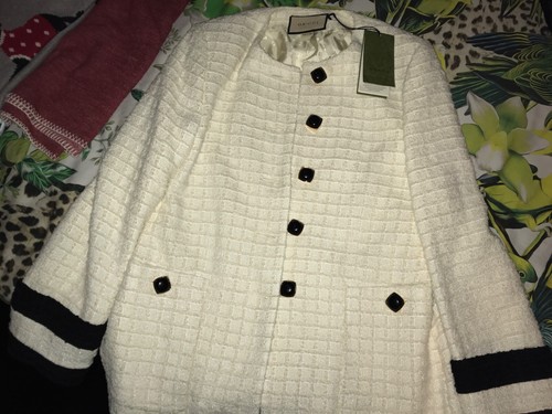 Giacca Gucci tweed 3800€ nuova con etichetta taglia 42