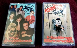 BEVERLY HILLS 90210 Soundtrack + RUMP Hating Brenda 90s Cassette Tape Lot SATIRE - Picture 1 of 12