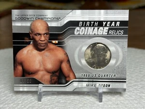 2023 UD Goodwin Champions #BYCR-6 Mike Tyson (Birth Year Coinage) #01/50 *1966 - Picture 1 of 2