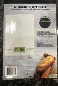 New Nutri-Kitchen Glass Digital Scale with Bluetooth Function - Picture 1 of 2