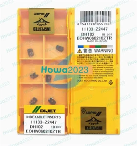 DIJET EOHW060210ZTR DH102 Inserti in carburo lama tornita 10 pezzi/scatola - Foto 1 di 5