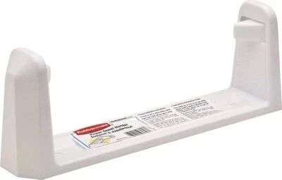 Toallero de papel de montaje en pared Rubbermaid de plástico blanco para rollos de cualquier tamaño Foto 1 de 2