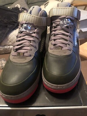 Nike MEN'S AIR JORDAN 5 FUSION AJF5 PREMIER GREY NURSE SZ 10.5 TUSKEGEE AIR MEN - Изображение 1 из 4