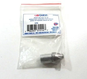 ( 1 ) CARQUEST 31514 1/4" NPT Blowgun Shield Side Flow Air Tip Adapter - Foto 1 di 4