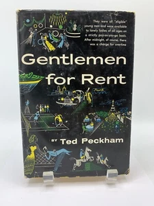 Gentlemen For Rent by Ted Peckham 1955 First Edition - Picture 1 of 12