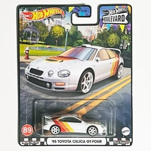 Mattel Hot Wheels Premium Boulevard #89 95 Toyota Celica GT-FOUR (White) GJT68 - Picture 1 of 1