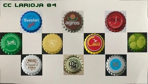 CHAPAS TAPÓN CORONA DISTINTAS MARCAS ABIERTAS 10 UNDS. - Imagen 1 de 1