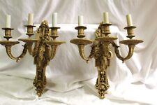 Classic Design Style of 3 arm Sconces ,Gold dore' ,Bronze