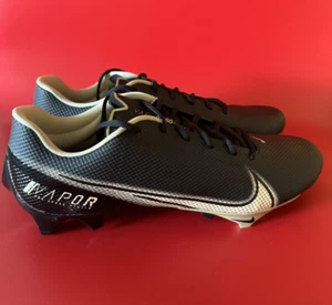 Nike Mens 16 Vapor Edge Speed 360 Black/Vegas Gold PE Football Cleats CV6349-004 - Picture 1 of 8