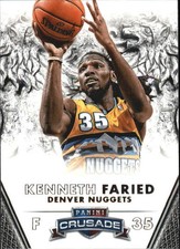 2013-14 Panini Crusade Denver Nuggets Basketball Card #98 Kenneth Faried