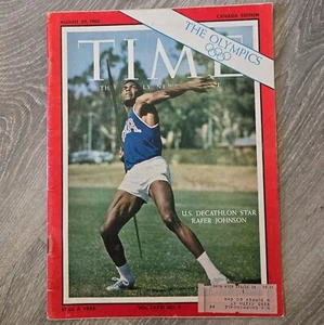 Time Magazine August 29, 1960 U.S. Decathlon Star Rafer Johnson VINTAGE ADS - Bild 1 von 3