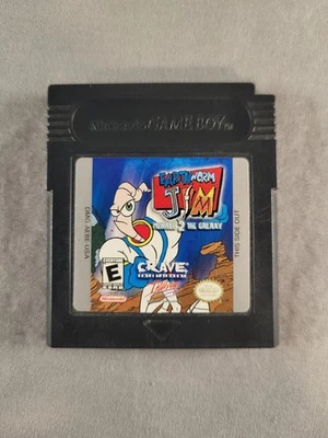 Earthworm Jim Menace 2 la Galaxia, Color Gameboy, Suelto, ¡Auténtico! Foto 1 de 2