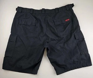 Metropolitan Fire Brigade MFB Shorts Uniform Navy Embroidered Logo - Picture 1 of 9