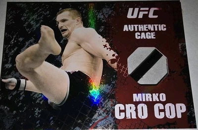 2010 UFC Topps Main Event Mirko Cro Cop Cage Relic Authentic Octagon Piece - Image 1 of 4