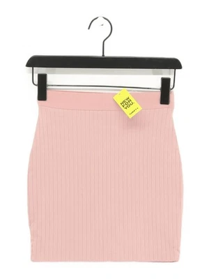 Oh Polly Women's Mini Skirt UK 8 Pink Polyester with Cotton, Spandex Mini - Image 1 of 4