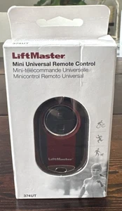 Liftmaster 374UT Mini Universal Keychain Remote Control Garage Opener Clicker - Picture 1 of 7