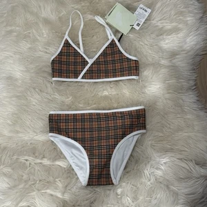 NWT Burberry Check Bikini Size 8 Years - Picture 1 of 7