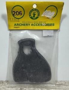 Vintage Large Leather Recurve Bow Split Finger Shooting Tab Martin Archery 206 - Picture 1 of 6