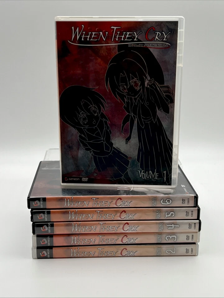 Higurashi: When They Cry DVD Set (Volumes 1-6) Geneon Anime - Image 1 of 4