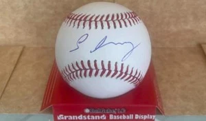 CRISTOPHER SANCHEZ PHILLIES SIGNED AUTOGRAPHED M.L. BASEBALL BECKETT AUTH - Picture 1 of 2