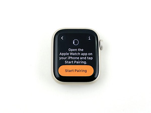 Apple Watch Series 9 41mm Cellular Aluminum Starlight w/ No Band - MRHN3LL/A