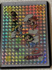 2000 Artbox Powerpuff Girls Silver Prismatic Foil Card #Pr2 Townsville NM