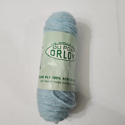 Du Pont Acrylic Yarn Light Blue 3 Oz Super Yarn Mart - Image 1 of 4