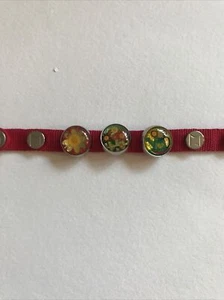 Mogo Charms Red Charm Bracelet And Set Of 3 Spring Fling Charms - Picture 1 of 3