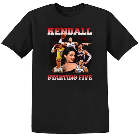 Kendall Jenner Starting 5 Original Shirt from Kardashians Adults and Kids Sizes Cover