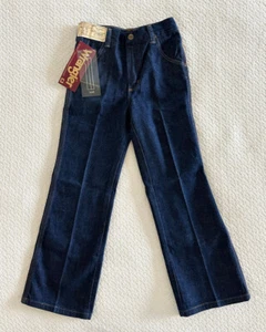 Vtg Wrangler Bootcut Jeans ~ Unisex Student Size 8 ~ 24 x 22.5 ~ New Old Stock - Picture 1 of 4