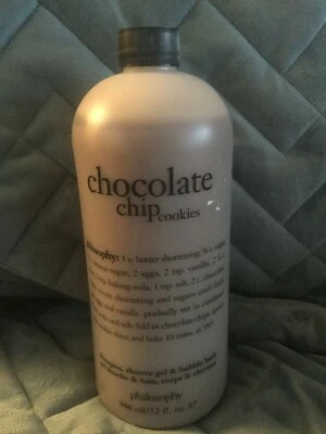 PHILOSOPHY CHOCOLATE CHIP COOKIES 32 FL OZ SHAMPOO, GEL, BUBBLE BATH - READ   - Image 1 of 4