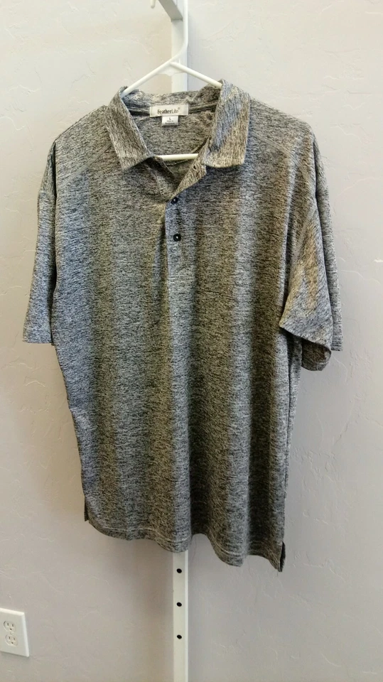 Featherlite Polo Short Sleeve 100% Poly (large) - Image 1 of 1