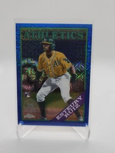 ESTEURY RUIZ SERIES 2 092/150 BLUE MOJO REFRACTOR OAKLAND A'S - Picture 1 of 3