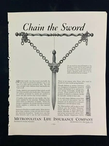 Metropolitan Life Insurance Magazine Ad 10.75 x 13.75 Bryn Mawr Photo - Picture 1 of 5
