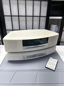 Bose Wave Music System III w/ Multi-CD Changer & Remote Control White - Picture 1 of 12
