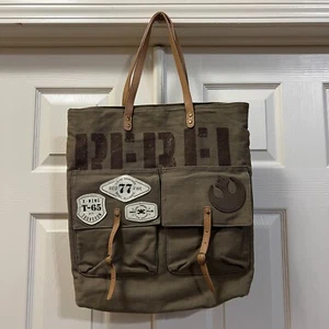 Loungefly Star Wars Rebel Resistance X-Wing Squadron Tote Bag Purse Canvas - Picture 1 of 17