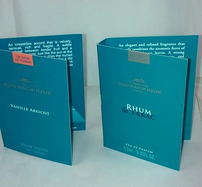  Comptoir Sud Pacifique rhum tabac abricot, bois royal  1.5 ml  choose one Foto 1 de 3