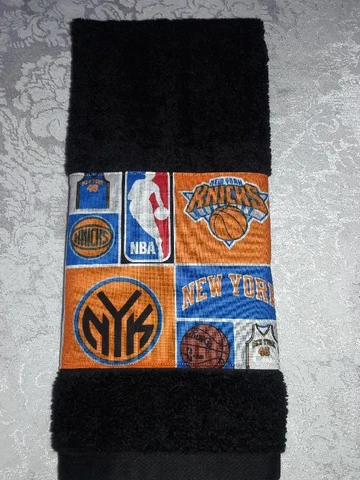 New York Knicks Hand Towel Handmade  GREAT GIFT!!! GREAT FOR GOLF BAGS AND BARS Cover