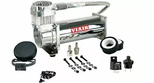 Viair 444C Chrome Air Compressor W/ FREE 200 PSI Pressure Switch & 40 AMP Relay - Bild 1 von 7