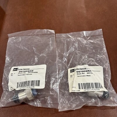 D970DNNA D970DNNB Cutler Hammer  Female Male Terminator #JB-CV-1B - Image 1 of 4