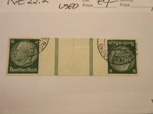 GERMANY Zusammendrucke Michel KZ22.2 USED Lot-10 Cat €9 - Picture 1 of 2