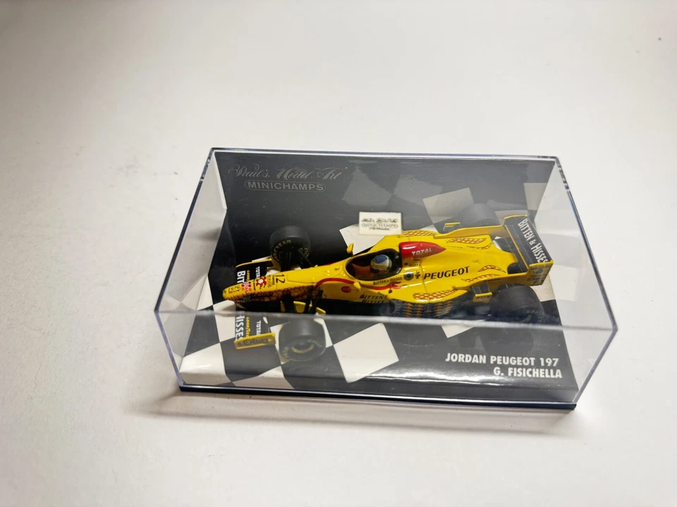 MINICHAMPS JORDAN PEUGEOT 197 G.FISICHELLA, 1/43 Foto 1 de 4