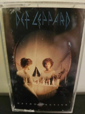 DEF LEPPARD Retro Active 1993 CASSETTE TAPE GLAM/HAIR METAL HARD COMPILATION - Image 1 of 4