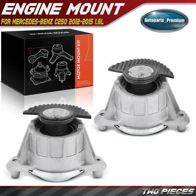 2x Montaje de motor delantero para Mercedes-Benz W204 W205 C204 C250 2012-2015 1,8 L Foto 1 de 4